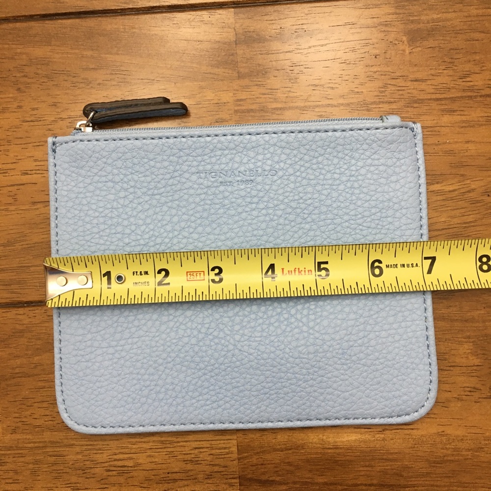 NWOT Tignanello Faux Leather Zippered Pouch - Picture 6 of 7